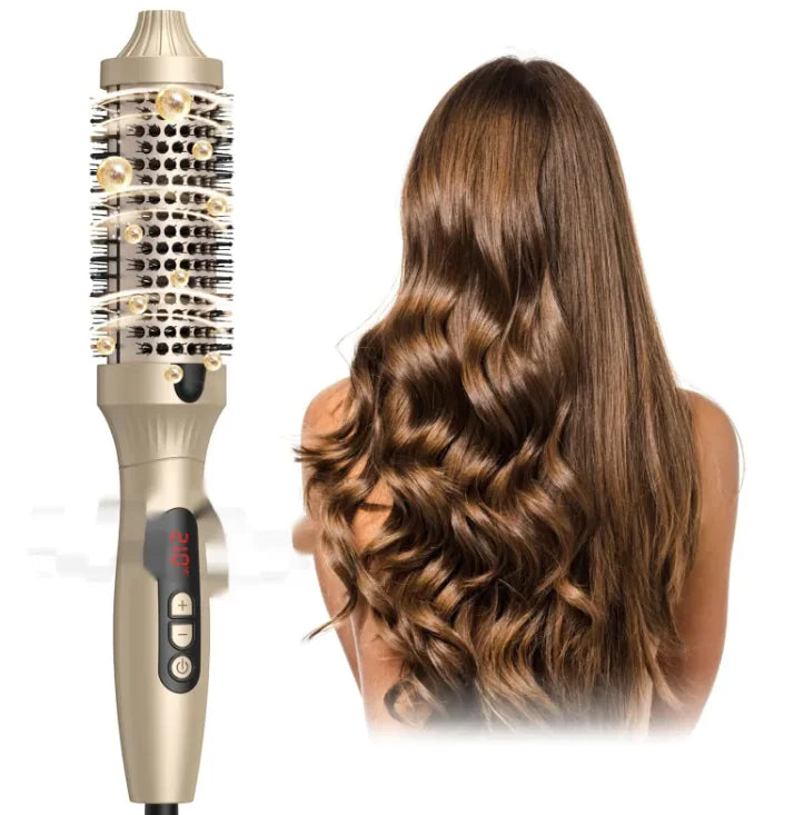 3-in-1 Hair Styling Brush - Dry, Straighten & Curl in Minutes
