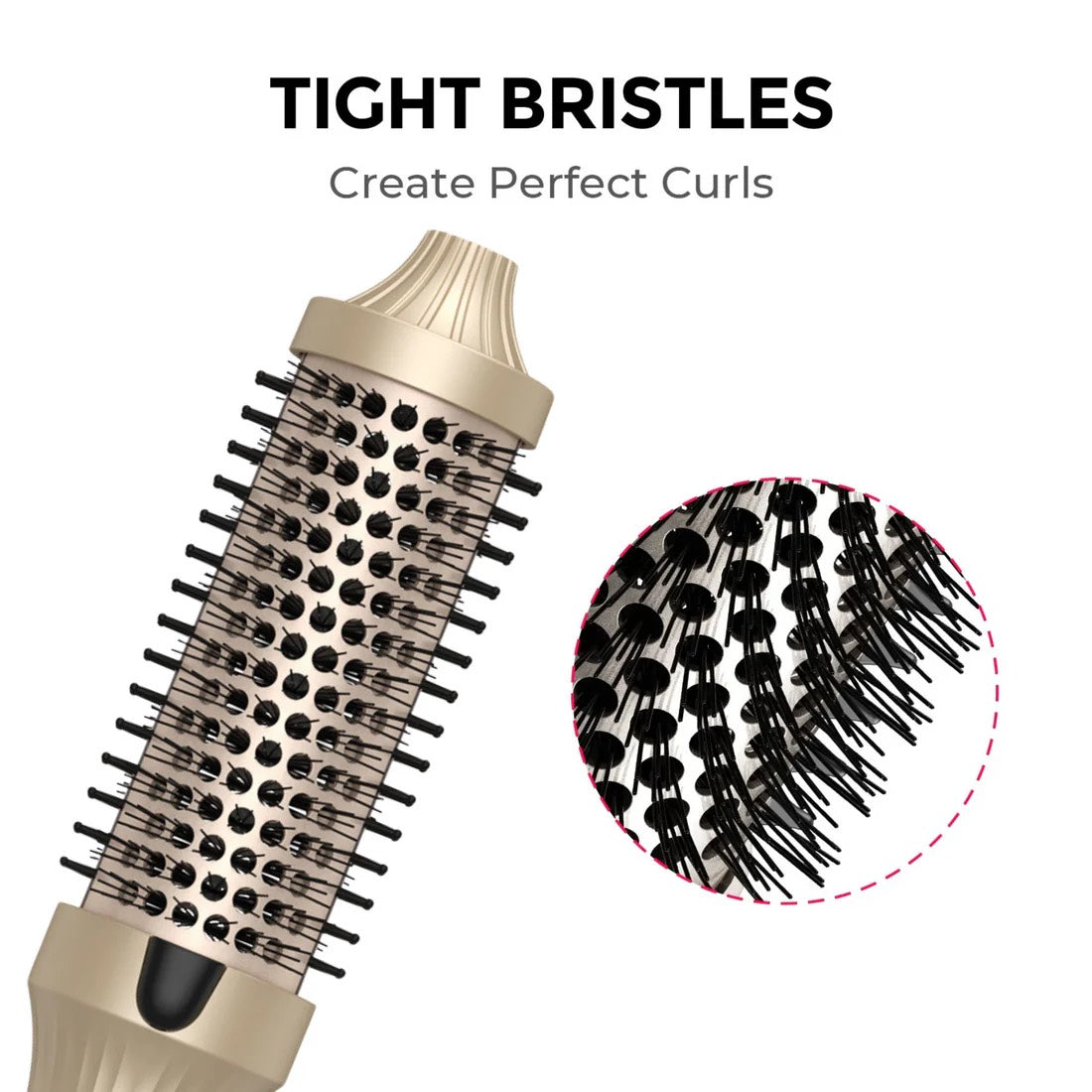 3-in-1 Hair Styling Brush - Dry, Straighten & Curl in Minutes